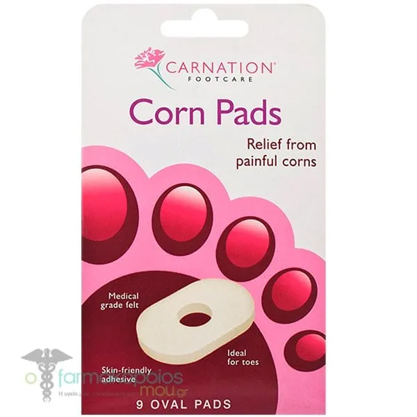 Carnation Oval Corn Pads, 9pcs