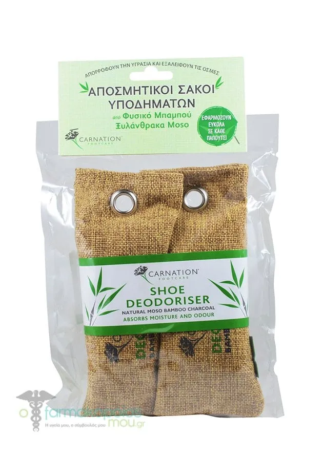 Carnation Shoe Deodoriser Pouches, 1 pair
