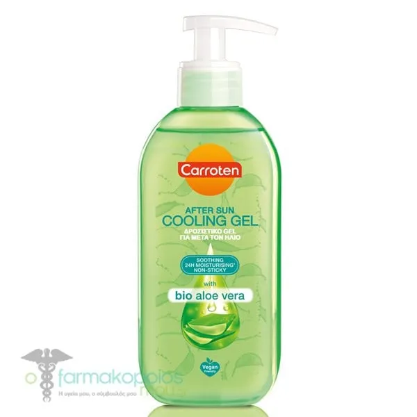 Carroten After Sun Δροσιστικό Gel με Αλόη Βέρα, 200ml
