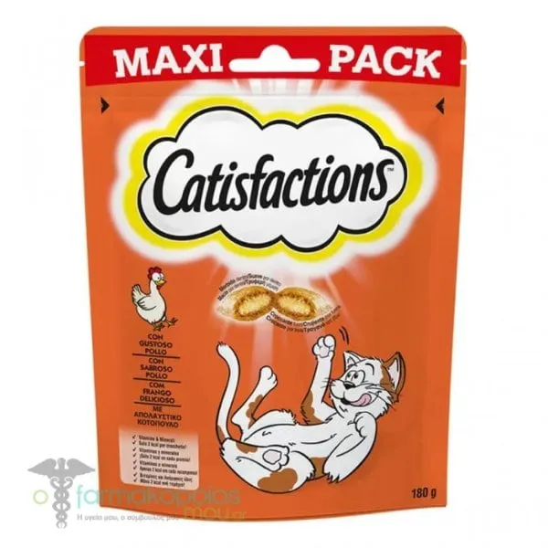 Catisfaction Maxi Pack Cat Treats with Chicken, 180g