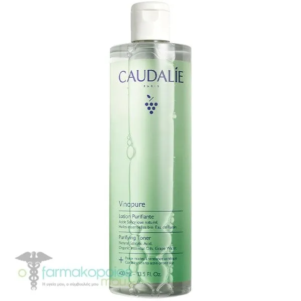 Caudalie Vinopure Purifying Toner Φροντίδα κατά των Ατελειών, 400ml