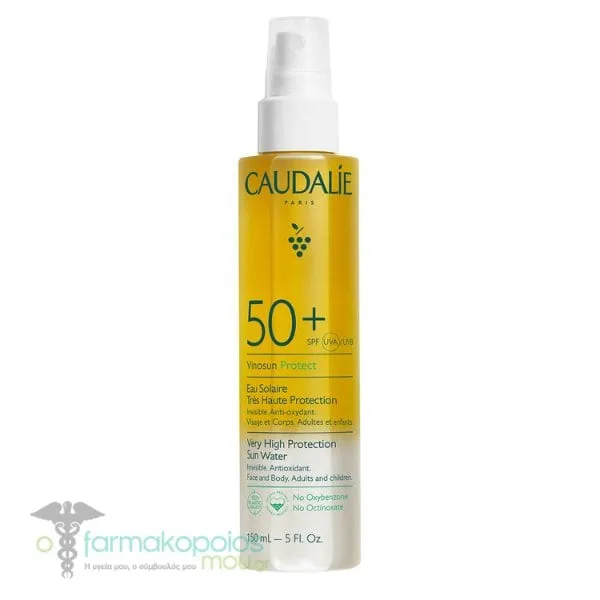 Caudalie Vinosun Protect Very High Protection Sun Water SPF50+, 150ml