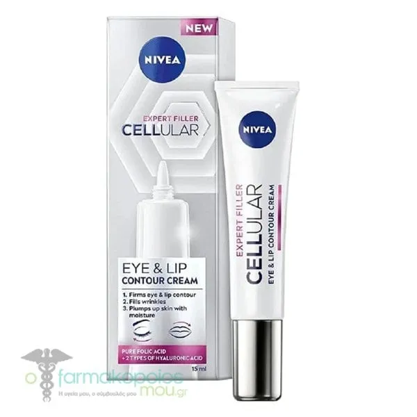 Cellular Expert Filler Anti-Wrinkle Eye and Lip Cream, 15ml