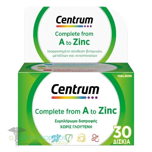 Centrum Complete A to Zinc, 30tabs