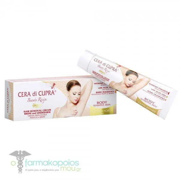 Cera di Cupra Hair Removal Cream for Bikini & Armpits, 100ml
