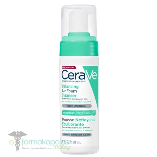 CeraVe Balancing Air Foam Cleanser Καθαριστικό Προσώπου, 148ml