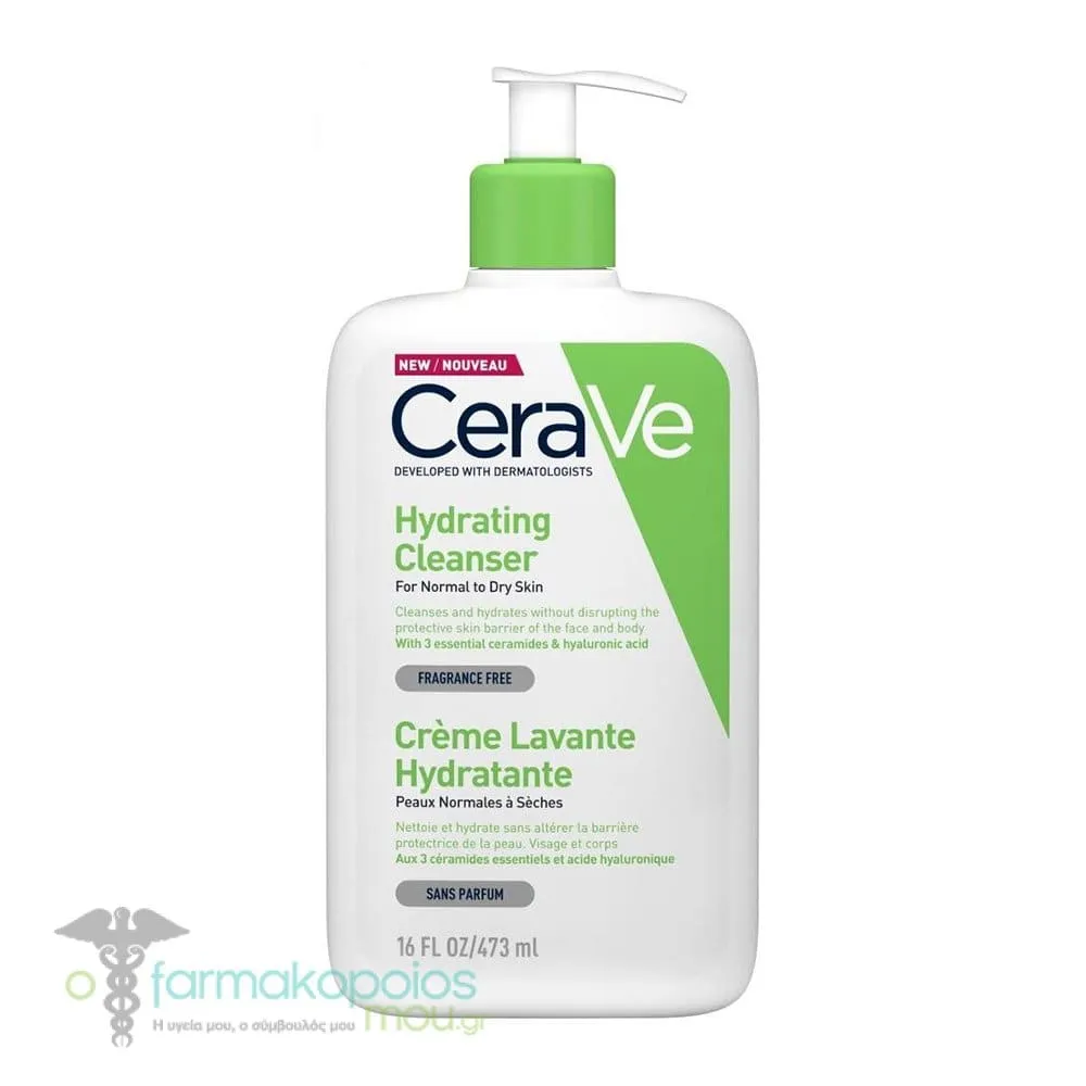 CeraVe Hydrating Cleanser for Normal to Dry Skin, 473ml