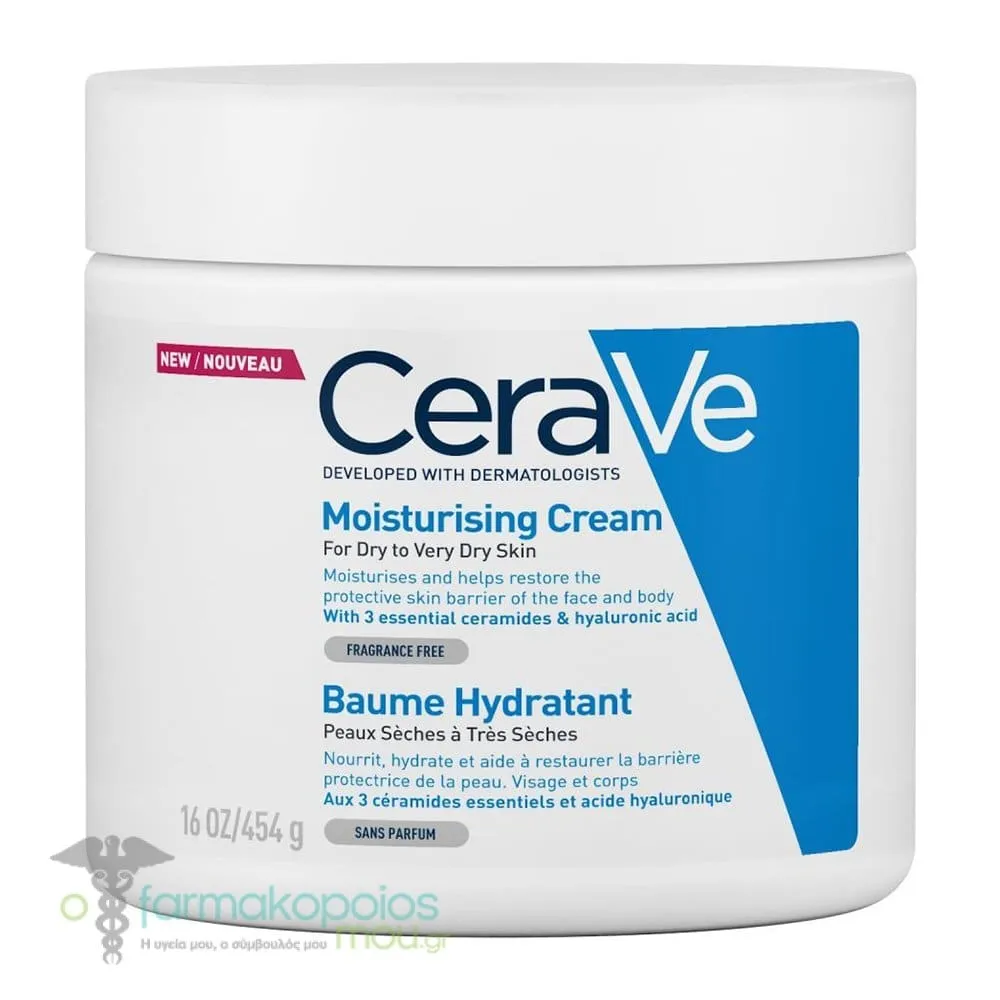 CeraVe Moisturising Cream for Dry to Very Dry Skin, 454g