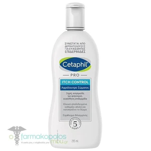 Cetaphil Pro Itch Control Βody Wash, 295ml