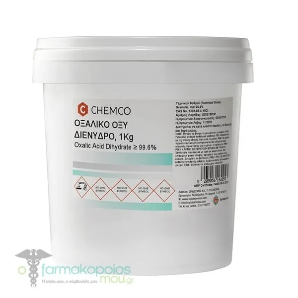 Chemco Acid Oxalic Dihydrate (Οξαλικό Οξύ) CHEMCO, 1kg