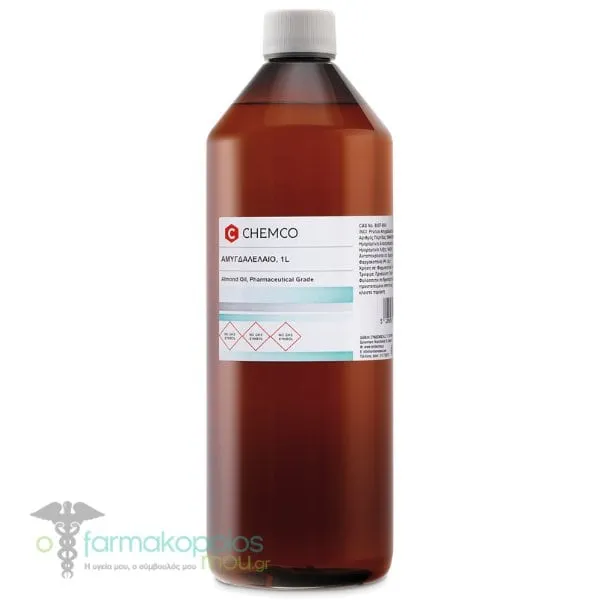 Chemco Almond Oil for Cosmetic Use, 1lt