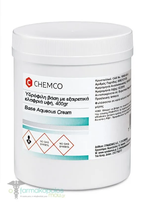 Chemco Base Aqueous Cream, 400gr