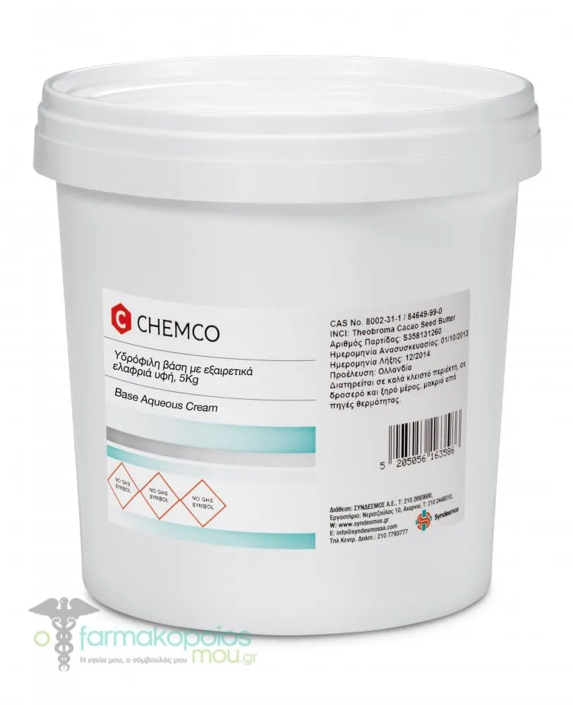 Chemco Base Aqueous Cream, 5kg