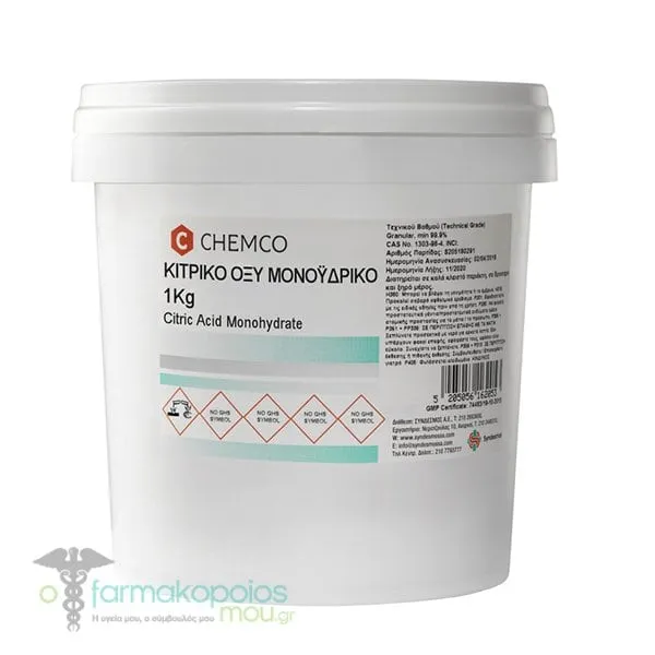 Chemco Κιτρικό Οξύ Μονουδρικό, 1kg