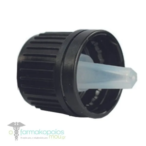Chemco Safety Cap Black with Drop PP18, 1pc