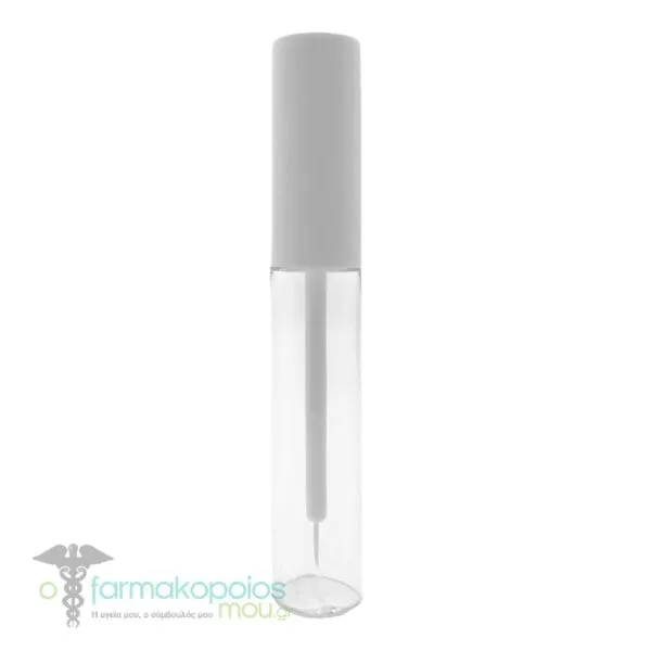 Chemco Eyeliner Container with Brush in White Color, 1 pc