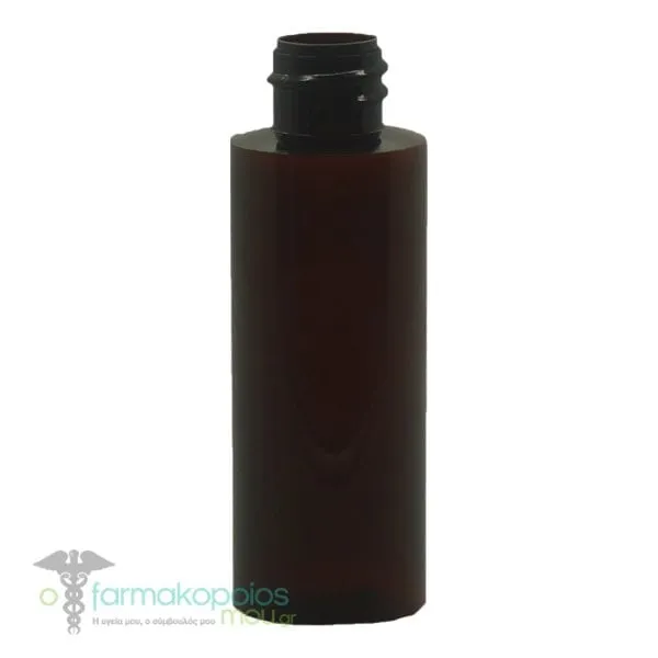 Chemco Caramel Cylindrical Vial PET-G 24/410mm, 100ml