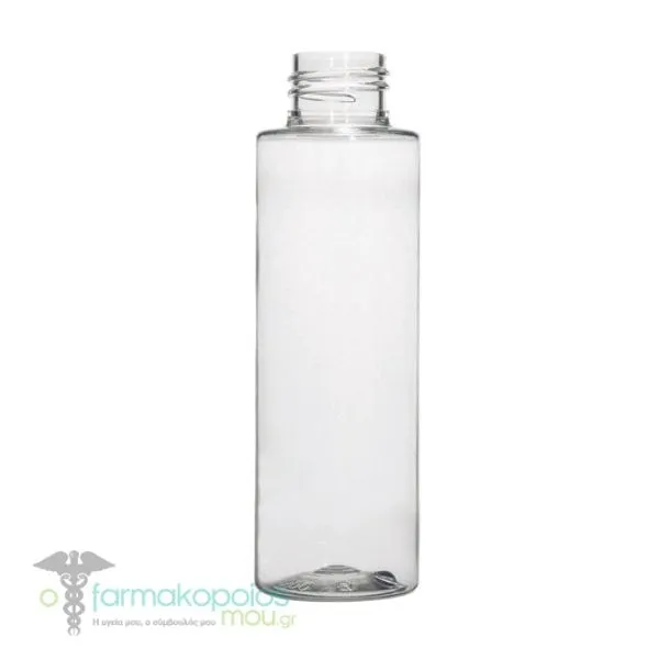 Chemco Transparent Cylindrical Bottle PET-G 24/410mm, 200ml