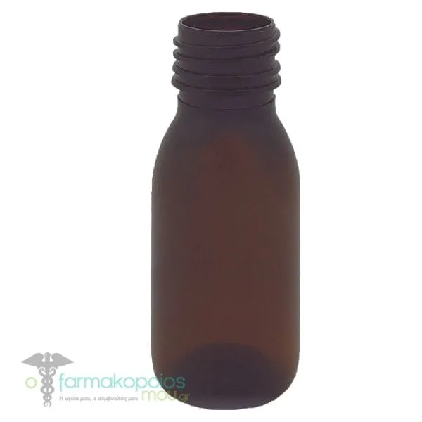 Chemco PET Caramel Vial Pl100 PP28, 100ml