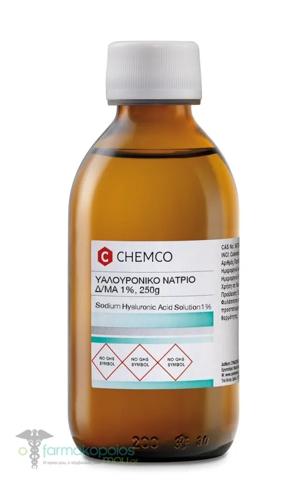 Chemco Sodium Hyaluronate Solution 1%, 250gr