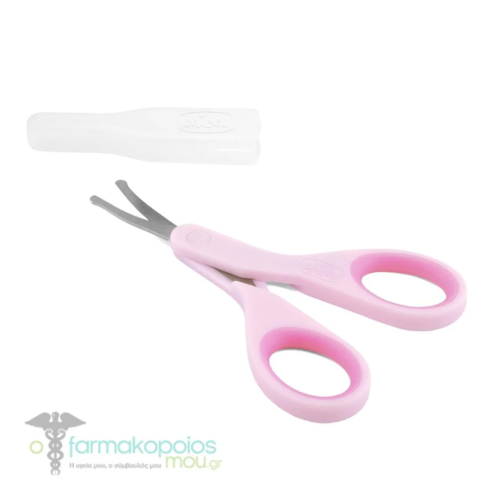 Chicco Baby Nail Scissors 0m+ Pink, 1pc
