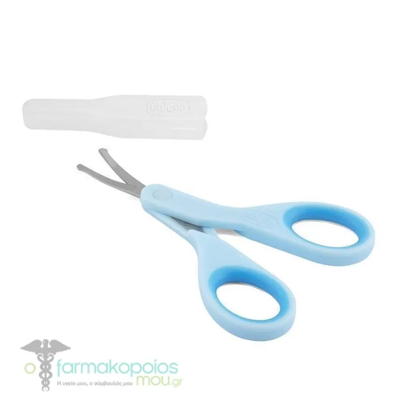 Chicco Baby Nail Scissors 0m+ Blue, 1pc