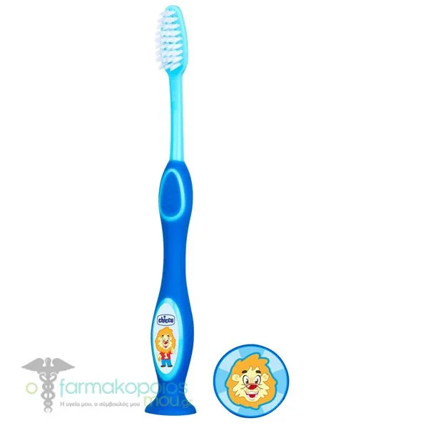 Chicco Milk Teeth Toothbrush 3-6Y, 1pc - Μπλέ