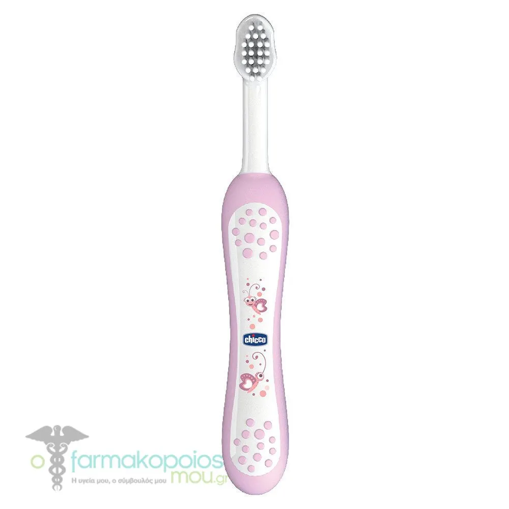 Chicco Baby Toothbrush Pink 6m+, 1pc