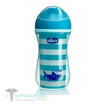 Chicco Active Cup Insulated Bottle 14m+, 266ml - Γαλάζιο