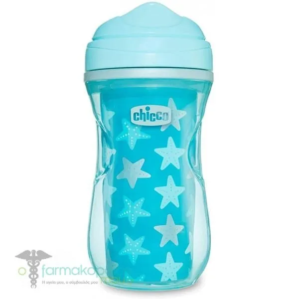 Chicco Active Cup Insulated Bottle 14m+, 266ml - Σιέλ Αστεράκια