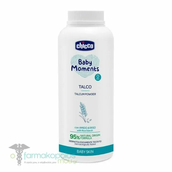 Chicco Baby Moments Talco Talcum Powder, 150g