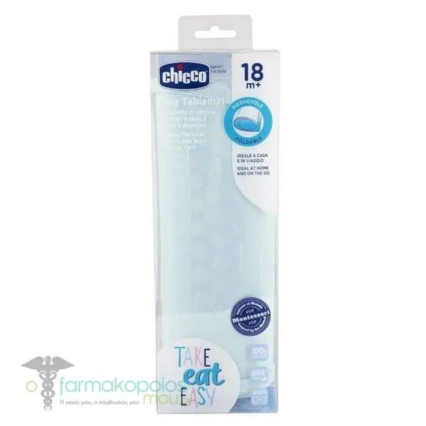 Chicco Easy Tablemat Σουπλά 18m+, 1τεμ - Σιέλ