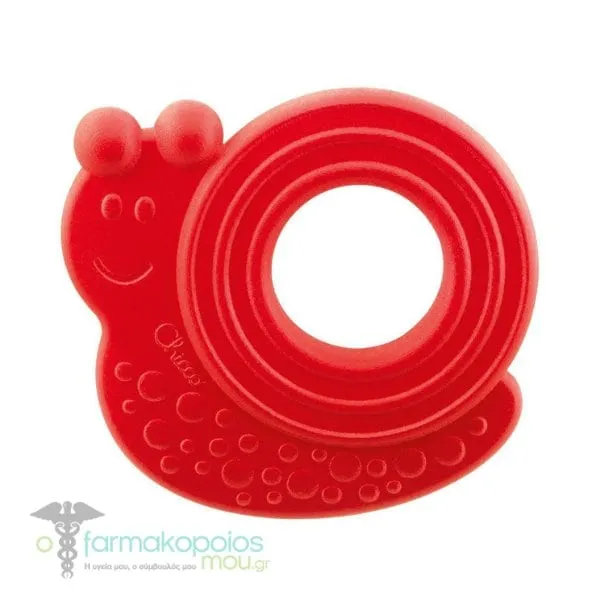 Chicco Eco+ Μασητικός Κρίκος Οδοντοφυΐας Σαλιγκάρι 3-18m, 1τεμ