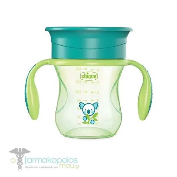 Chicco Perfect Cup 12m+ Cup Converts to Regular Cup, 200ml - Λαχανί Κοάλα