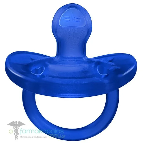 Chicco Physio Soft Πιπίλα Σιλικόνης 16-36m, 1τεμ - μπλε
