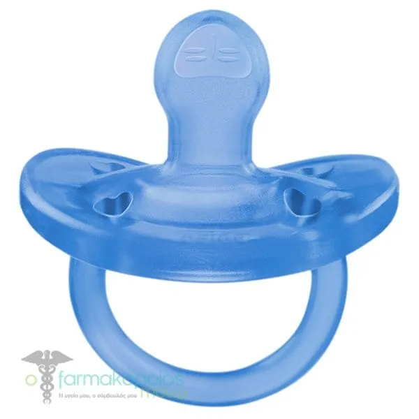 Chicco Physio Soft Silicone Pacifier 6-16m, 1pcs - Μπλέ