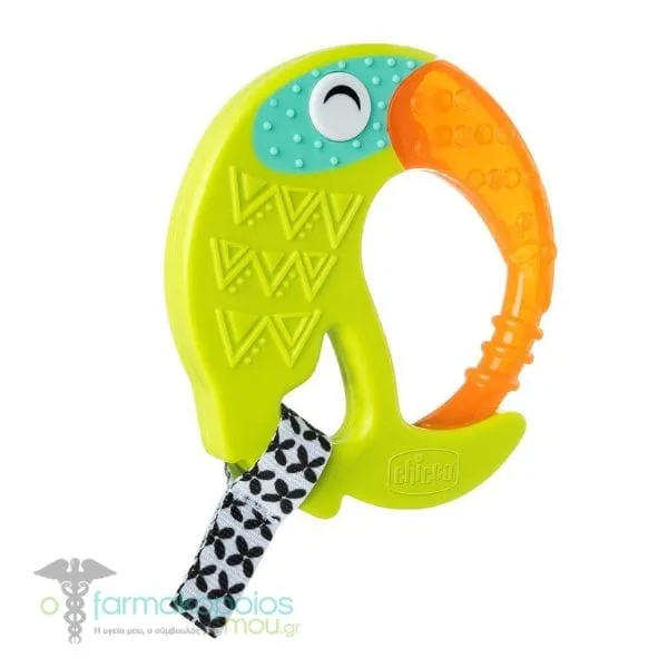 Chicco Fresh Refreshing Teether Τucan 6m+, 1pc - Κίτρινο