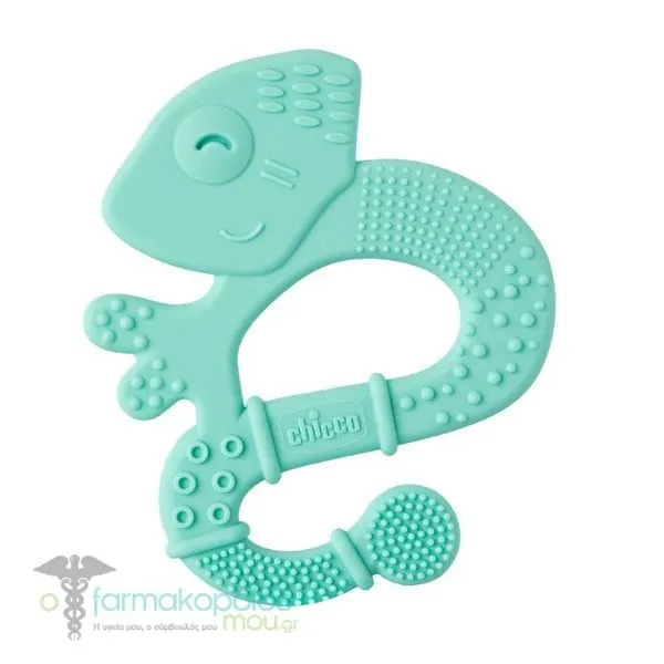 Chicco Super Soft Teether Iguana 2m+, 1pc - Γαλάζιο