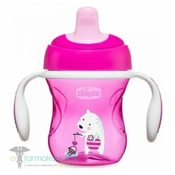 Chicco Training Cup 6m+, 200ml - Ρόζ