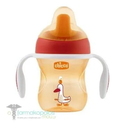 Chicco Training Cup 6m+, 200ml - Πορτοκάλι