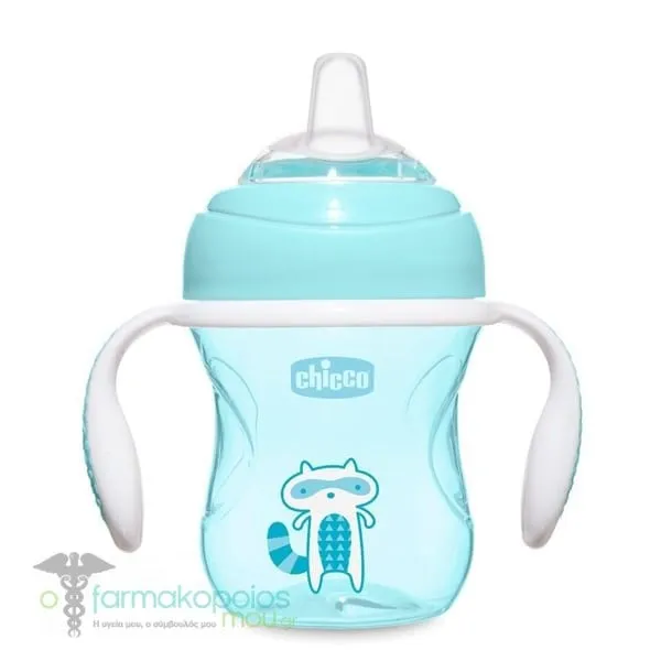 Chicco Silicone Spout Transition Cup 4m+, 200ml - Σιελ Σκίουρος