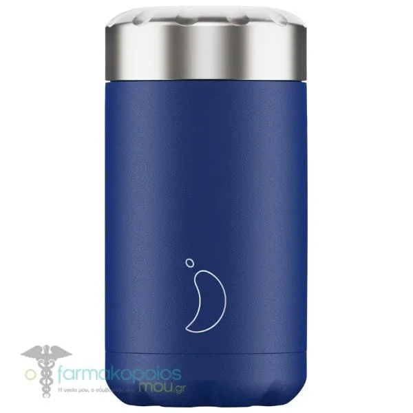 Chilly's Food Pot Θερμός Φαγητού, 500ml - Matte Blue