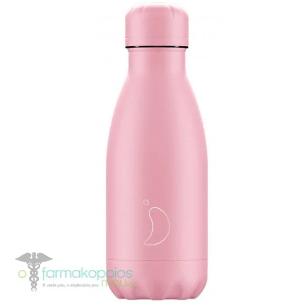 Chilly's Original Bottle All Pastel, 260ml - Pastel Pink
