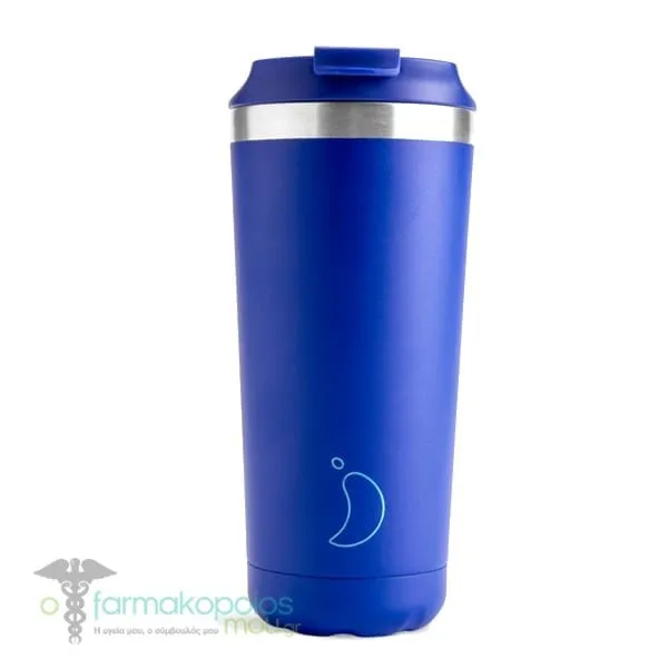 Chilly's Original Coffee Cup, 500ml - Matte Blue