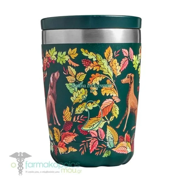 Chilly's Reusable Coffee Cup Emma Bridgewater for Chilly's, 340ml - Dogs in the Woods