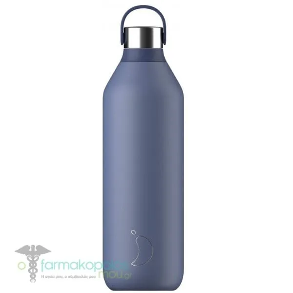 Chilly's Series 2 Stainless Steel Bottle, 1L - Whale Blue