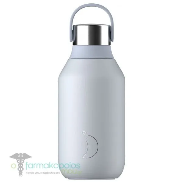 Chilly's Series 2 Reusable Bottle, 350ml - Frost Blue