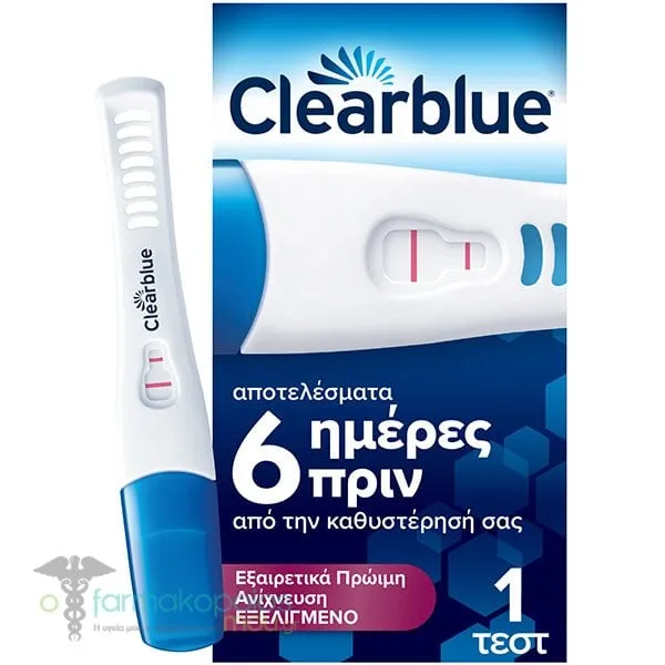 Clearblue Τεστ Εγκυμοσύνης για Εξαιρετικά Πρώιμη Ανίχνευση, 1τεμ