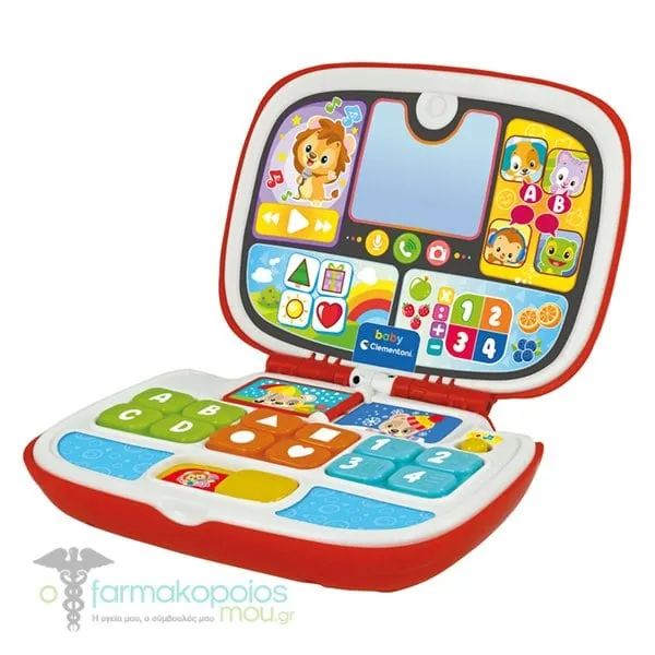 Clementoni Βρεφικό Εκπαιδευτικό Baby Laptop για 9-36m+, 1τεμ