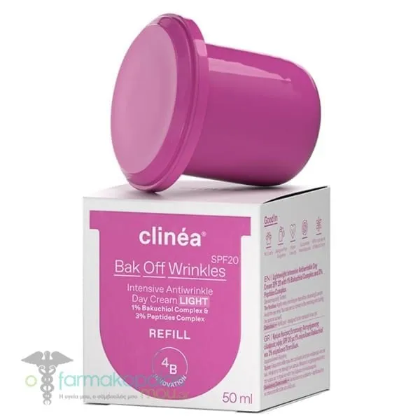 Clinea Refill Bak Off Wrinkles Light SPF20, 50ml